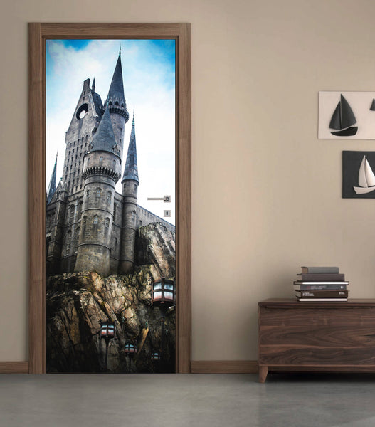 Harry Potter Hogwarts Castle DIY DOOR WRAP Decal Removable