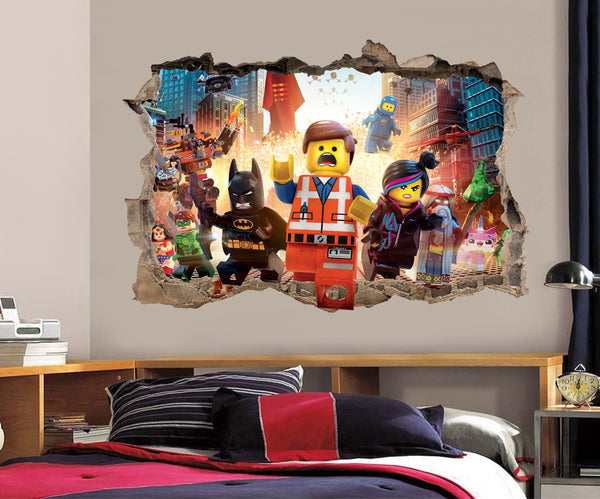 Lego movie sales wall stickers