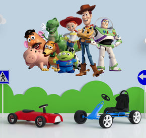 Toy Story Characters Group Wall Decal Sticker Kids Room Art TYS06