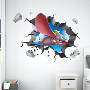 Dumbo 3D Explosion Effect Disney Wall Sticker Decal Home Decor Mural Art MDB01