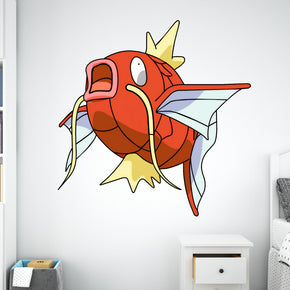 Magikarp Pokemon Wall Decal Removable Sticker Kids Room Decor Art PM01