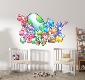 Yoshi's Island Wall Decal Wall Sticker Kids Room Art Super Mario SMR42