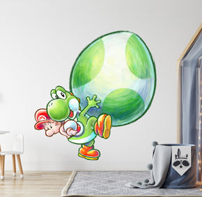 Yoshi's Island Wall Decal Wall Sticker Kids Room Art Super Mario SMR43