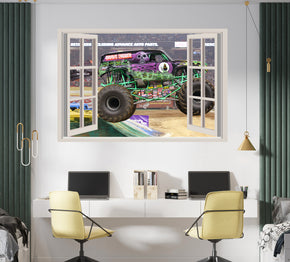 Monster Jam 3D Window Wall Sticker Decal Home Decor Mural Art MJ03