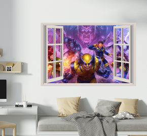 X-men Wolverine 3D Window Wall Sticker Decal Decor Mural Art AVG26