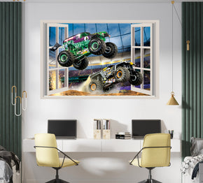 Monster Jam Grave Digger 3D Window Wall Sticker Decal Decor Mural Art MJ04