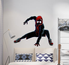 Miles Morales Spiderman Into The Spiderverse Wall Decal Sticker Kids Room Art SPM14