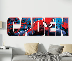 Spiderman Superhero Wall Sticker Removable Decal Personalized Custom Decor Art SPM27