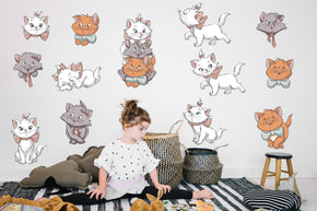 Aristocats Characters Set Wall Sticker Decal Kids Decor Art Kids Children ARC07