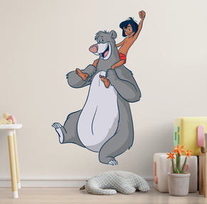 The Jungle Book Mowgli Baloo Disney Wall Decal Sticker Kids Room Art Mural JNB01