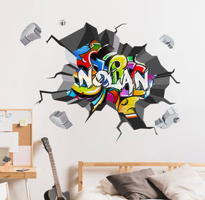 Graffiti 3D Explosion Wall Art Sticker Decal Home Decor Mural OR34