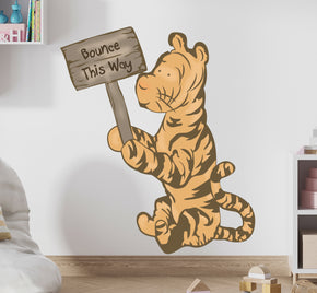 Tigger Classic  Retro Winnie The Pooh Wall Decal Sticker Kids Room Art Mural WTP21