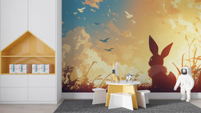 Pokemon Eeve Self-Adhesive Wallpaper Mural Home Wall Art Decor WP42