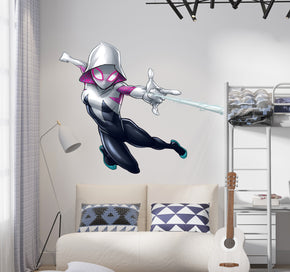 Spider Gwen Spiderman Into The Spiderverse Wall Decal Sticker Kids Room Art SPM26