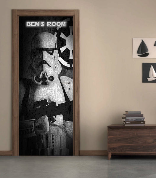 Star Wars Stormtroopers Personalized DOOR WRAP Decal Removable Sticker ...