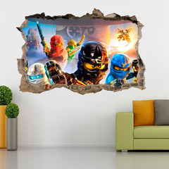 Lego ninjago 2025 wall decals