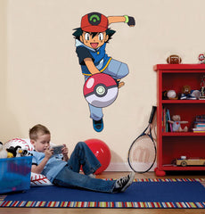 Ash Ketchum Spinning Sticker by caitcadieux for iOS & Android